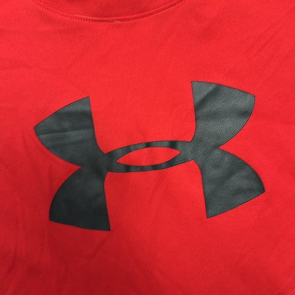 Under Armour Red and Black Tank Top Athletic Performance Sz XL - Picture 2 of 3